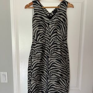 Zebra print dress